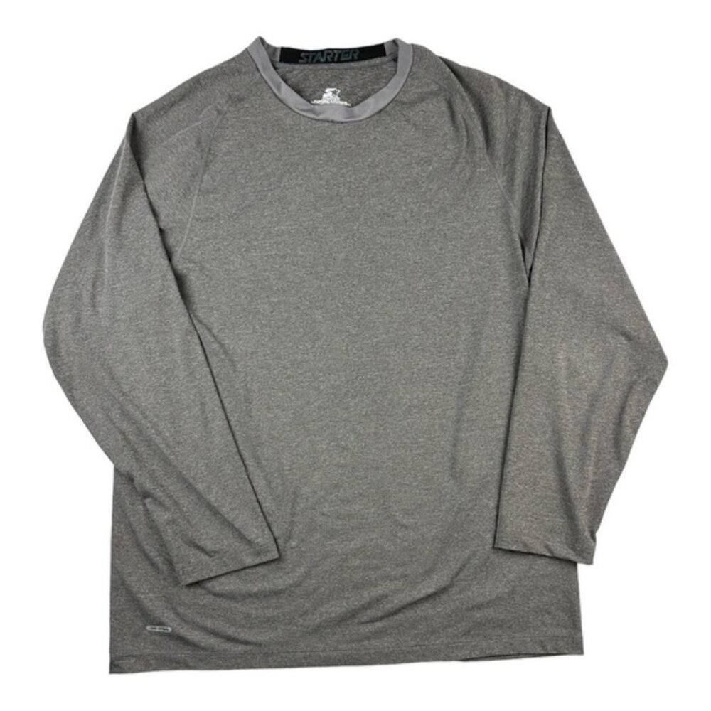 Starter Performance Long Sleeve Shirt Grey Size 2X